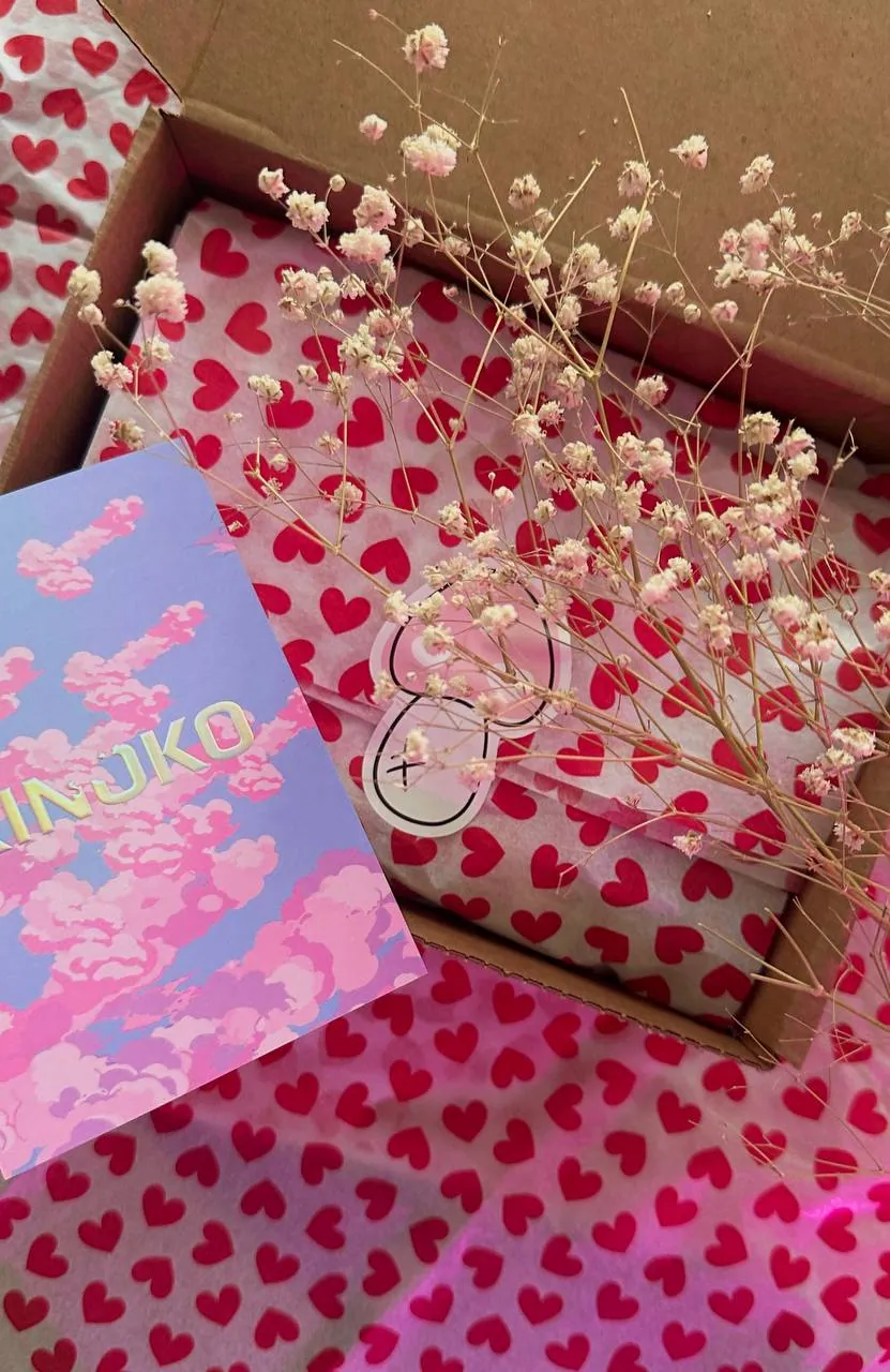A hand-decorated KINOKO box, 1