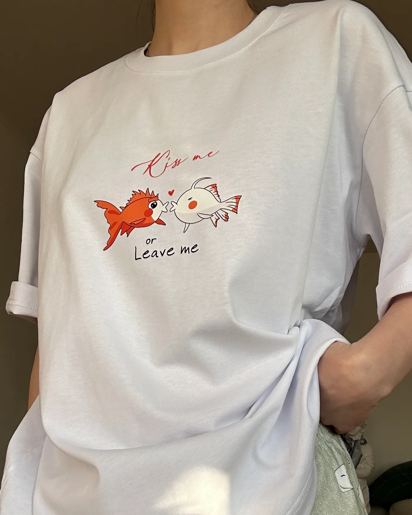 Футболка «KISS ME»