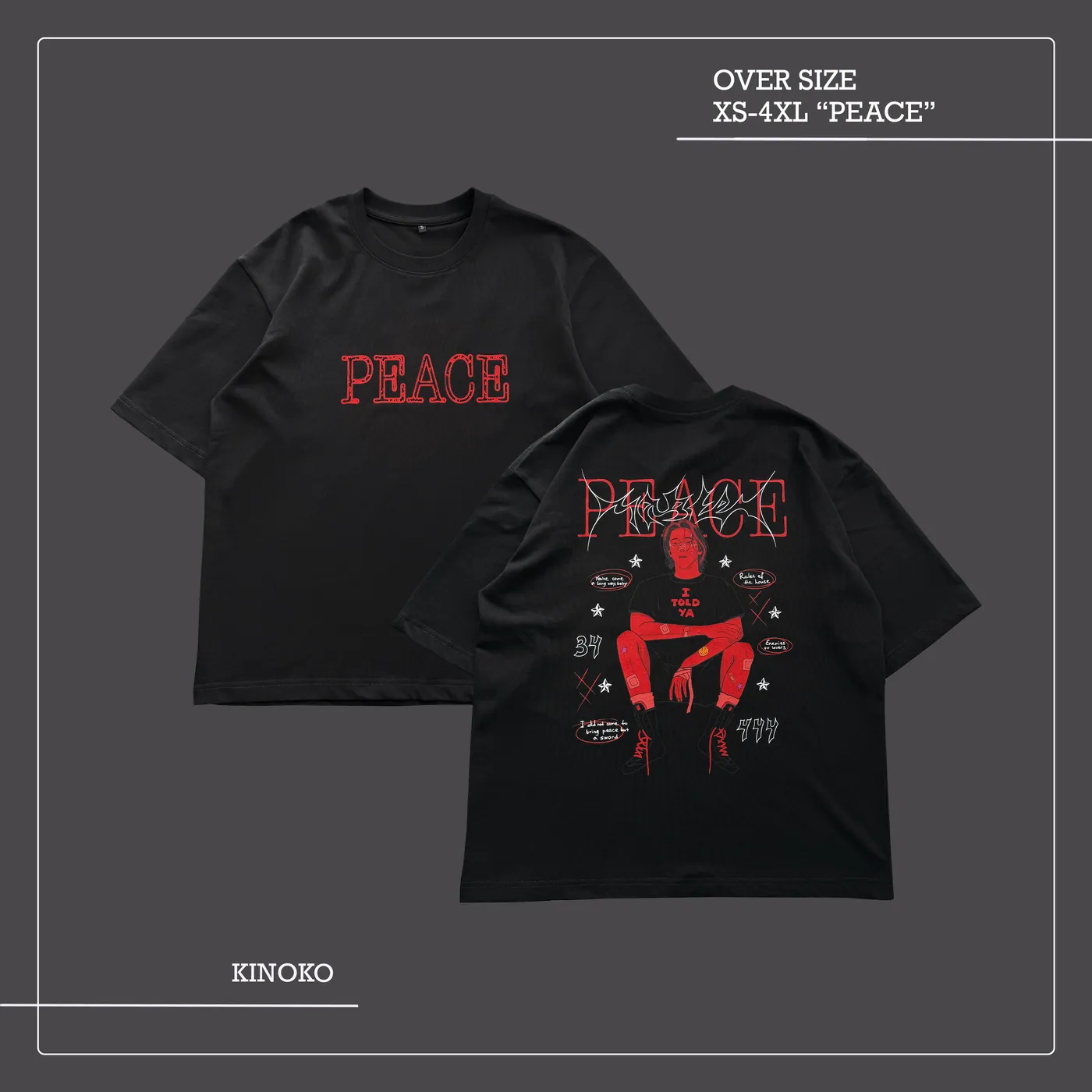 Футболка «PEACE» 2