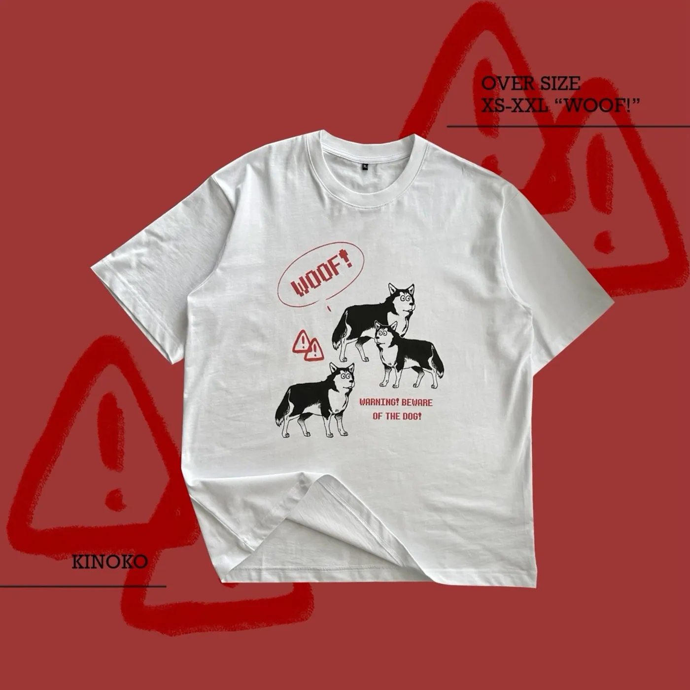Футболка «WARNING» 4