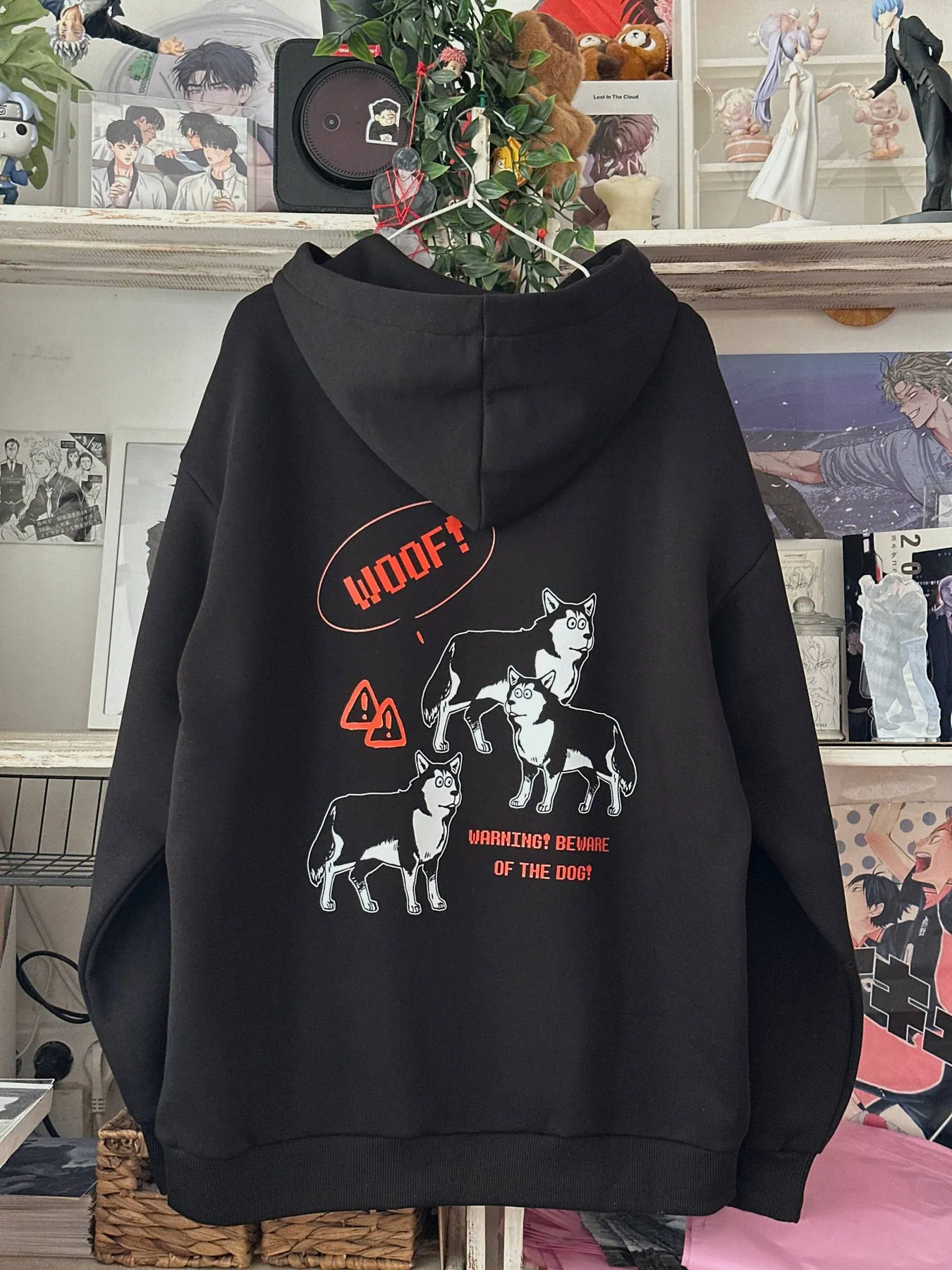 Hoodie «WARNING» 2