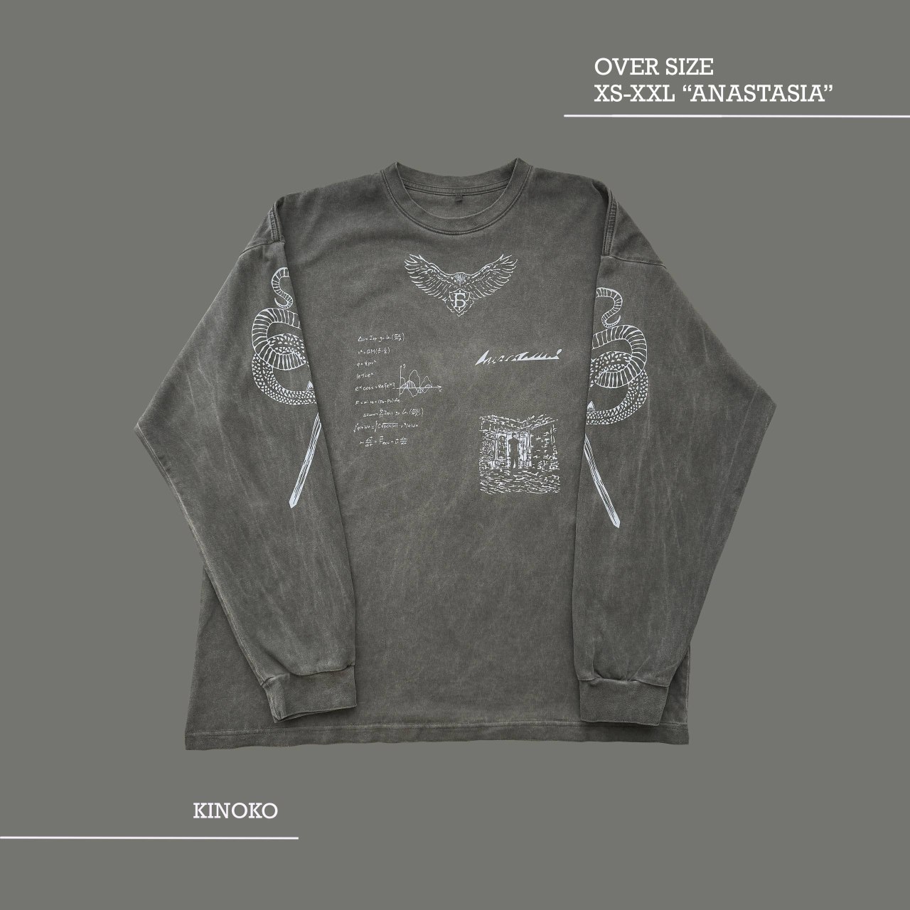 Dyed long sleeve «ANASTASIA» 3