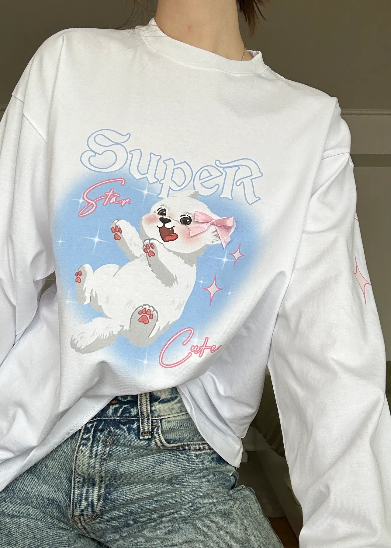 Лонгслив «SUPER CUTE» 2
