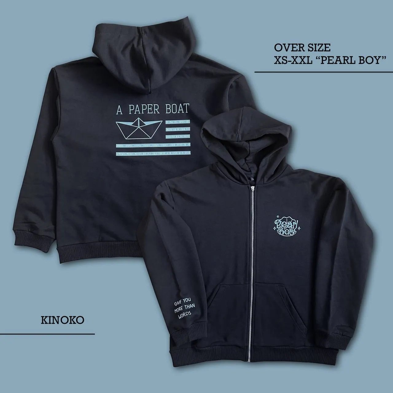 Zip-up hoodie «PEARL» 3