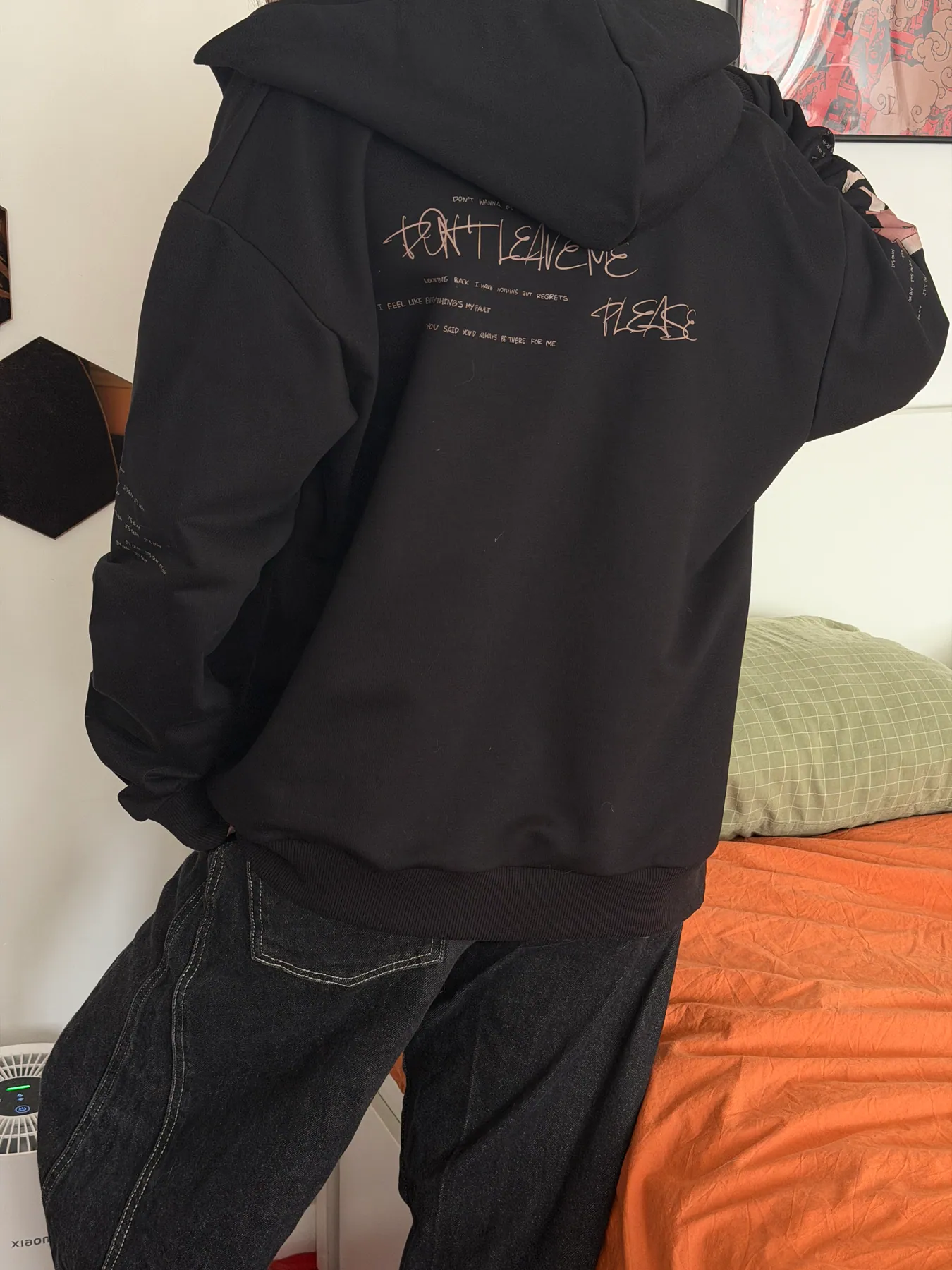 Zip-up hoodie «SO TIRED» 4
