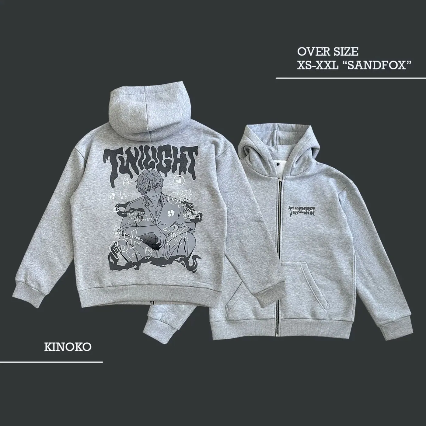 Zip-up hoodie «TWILIGHT» 5